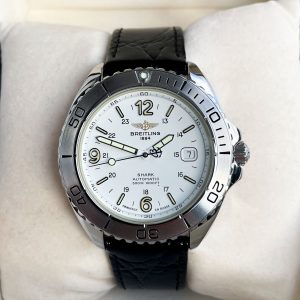 Breitling Shark Ref: A17605 Automatik 42 mm 1990 Herrenuhr Stahl