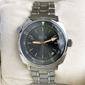Zenith Super Sub Sea A3635 - Patina Dial Automatik 40 mm 1970 Herrenuhr
