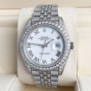 Rolex Datejust Diamanten 41mm Iced Out 2022 UNWORN VS/H Brillanten Diamonds