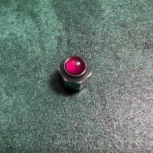 Cartier Santos Octagon LM Krone Edelstahl pink für 2960, 2961, 2965