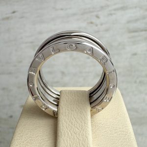 Bvlgari Bulgari Goldring Ring 18k Weißgold 16,8 mm Damen Ring