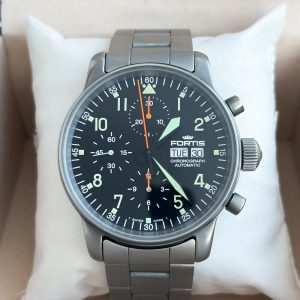 Fortis Flieger (Submodel) Fliegeruhr 40mm Stahl 597.10.141.1 Automatik Herrenuhr