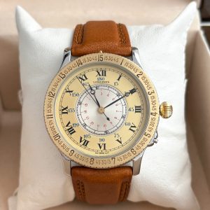 Longines Lindbergh Hour Angle 38mm 18k Gold 989.5215 Automatik Full Set 260/26015313 Herrenuhr
