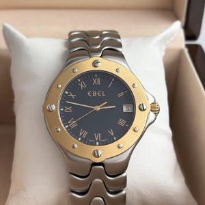Ebel Sportwave 35 mm Ref: 6187631 Quarz Stahl / Gold mit Papiere 1996 Herrenuhr