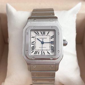 Cartier Santos Large Ref: 2823 Automatik 32 mm Galbee Stahl Damenuhr