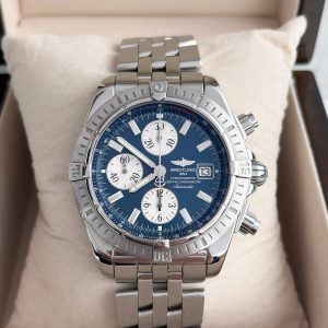 Breitling Chronomat Evolution 44mm Ref: A13356 Chronograph Automatik Blau Herrenuhr
