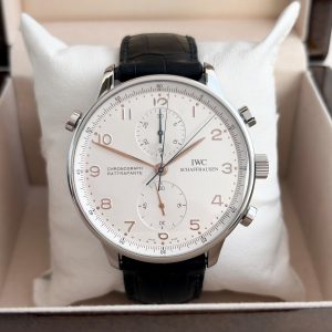 IWC Portugieser Chronograph 41mm Rattrapante 3712 Handaufzug Herrenuhr
