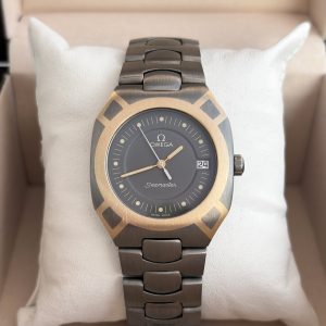 Omega Seamaster Polaris 31 mm 3960981 Stahl / Gold Quarz 198 Damenuhr