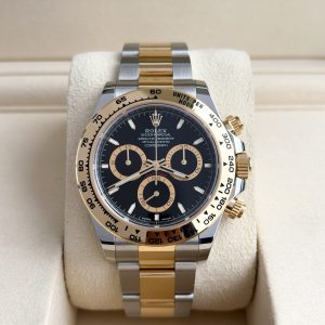 Rolex Daytona aus 2026 Full Set 40mm 126503 Schwarz Ungetragen Chronograph Stahl / Gold Herrenuhr