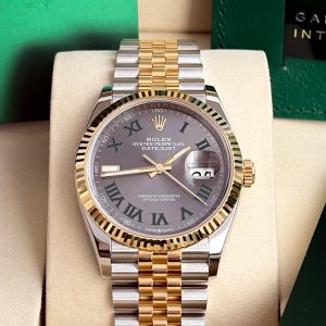 Rolex Datejust 36mm Wimbledon 126233 Full Set 36mm Stahl / Gold aus 2024