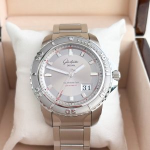 Glashütte Sport Evolution Panoramadatum 43 mm Stahl 39-42-44-04-14 Automatik Herrenuhr