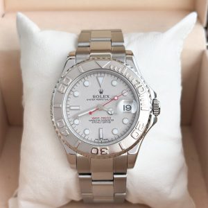 Rolex Yacht-Master Medium 35mm Lady Platinum Ref: 168622 Stahl Herrenuhr