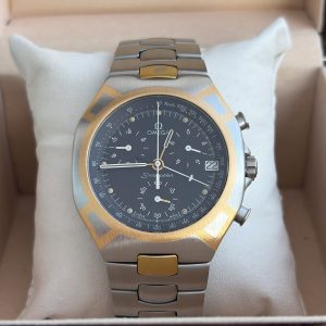Omega Polaris Seamaster Olympia Barcelona Limited 37 mm 386.1031 Stahl / Gold Quarz 1992 Damenuhr