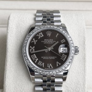 Rolex Datejust 31mm 2025 Full Set UNWORN Diamond Gray 278240 Diamond