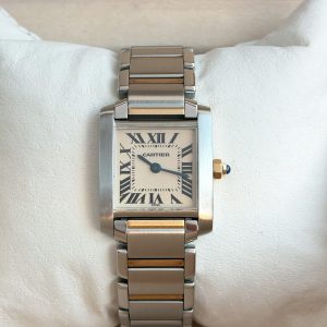 Cartier Tank Française Lady small Model Yellow Gold Quartz 20mm Ref: 2300 Women’s Watch